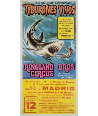 TIBURONES VIVOS. RIGLAND BROS CIRCUS