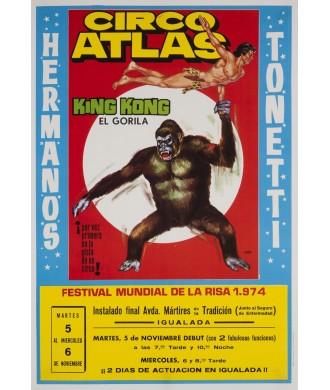 CIRCO ATLAS. KING KONG EL GORILA