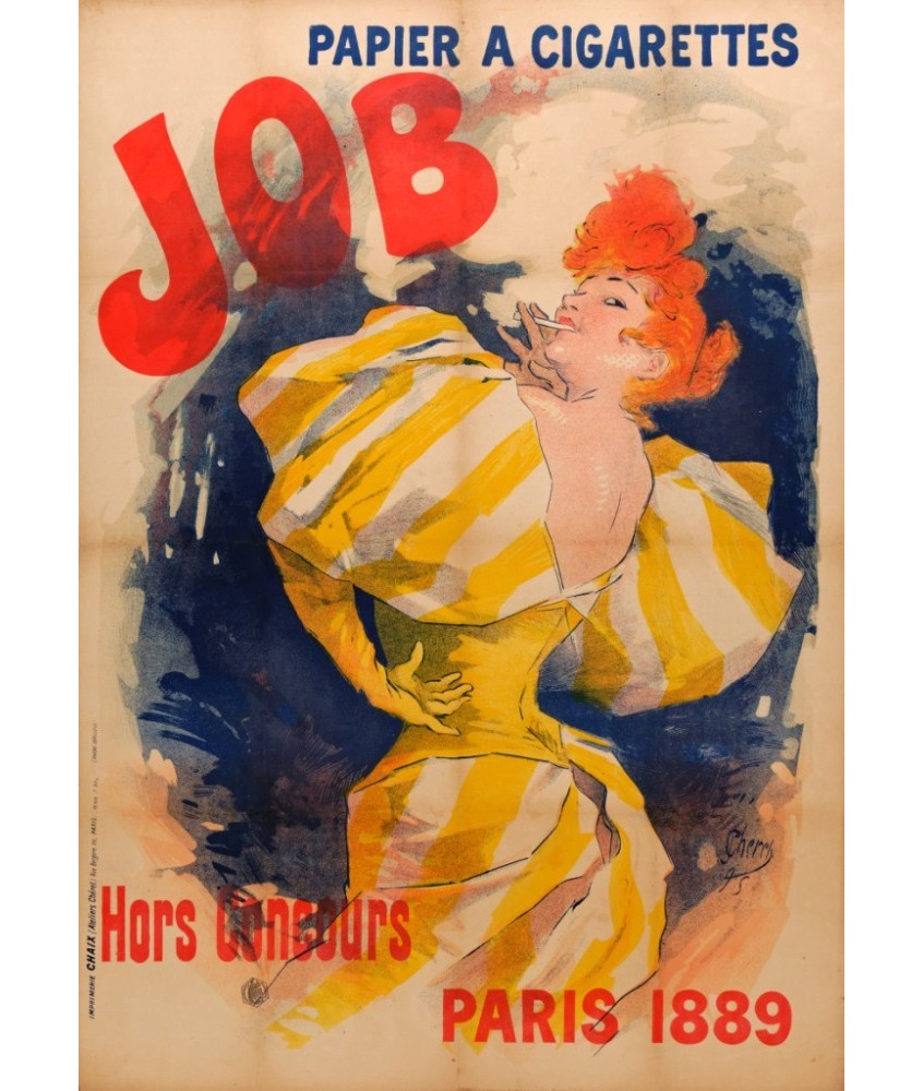 PAPIER A CiGARETTES JOB 1889