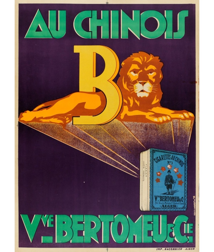 AU CHINOIS. Vve. BERTOMEU 