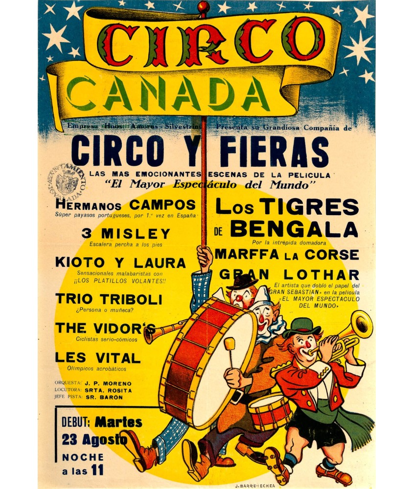 CIRCO CANADA. CIRCO Y FIERAS