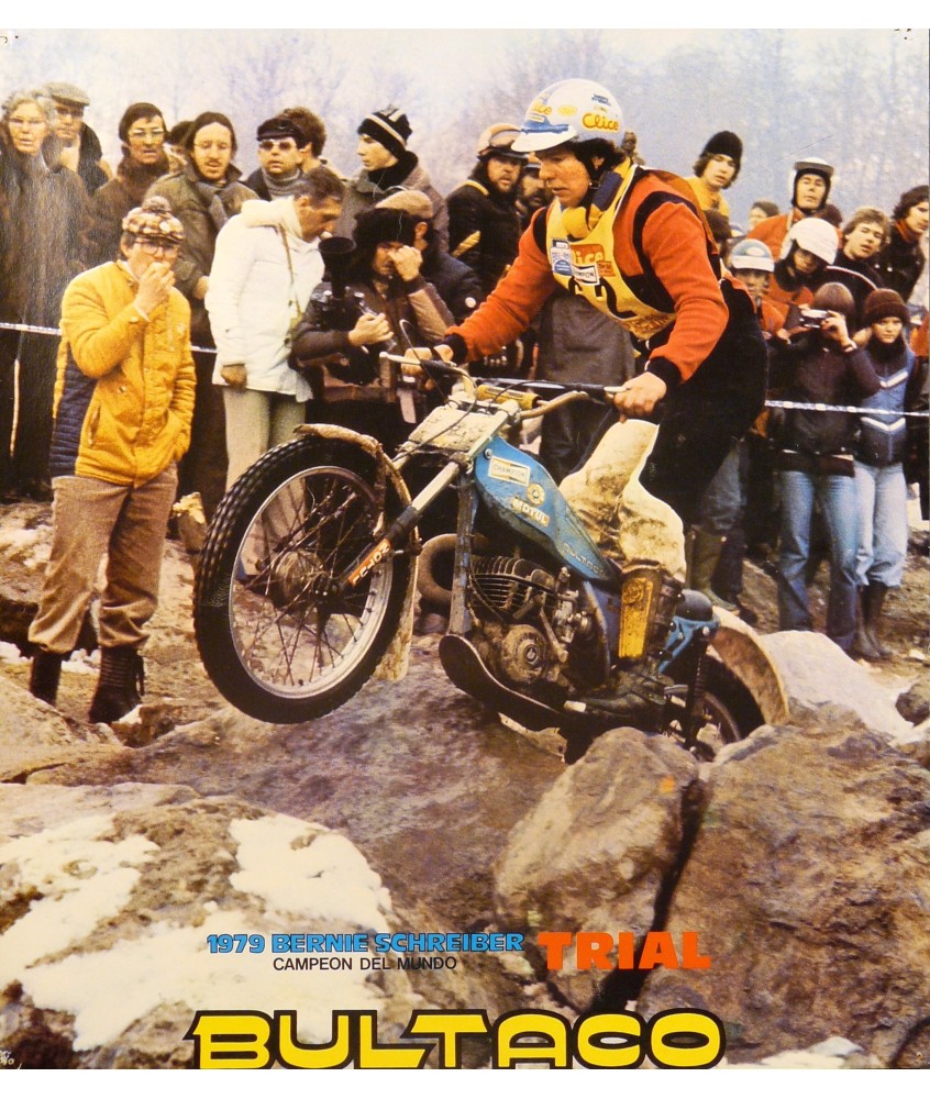 BULTACO TRIAL. 1979 BERNIE SCHREIBER