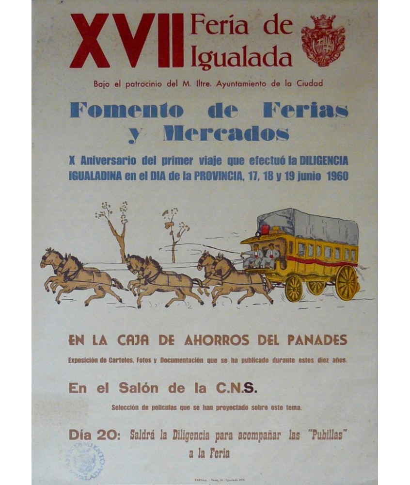 IGUALADA. XVII FERIA 1960