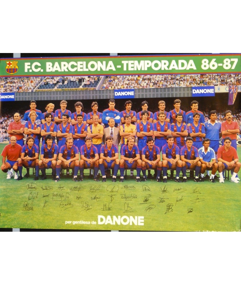 F.C. BARCELONA TEMPORADA 86-87