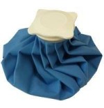 Pulpo de neopreno con bolsa de cubitos de hielo.