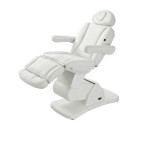 Camilla de estética (PU, 3 Motores). PECTI. Blanco