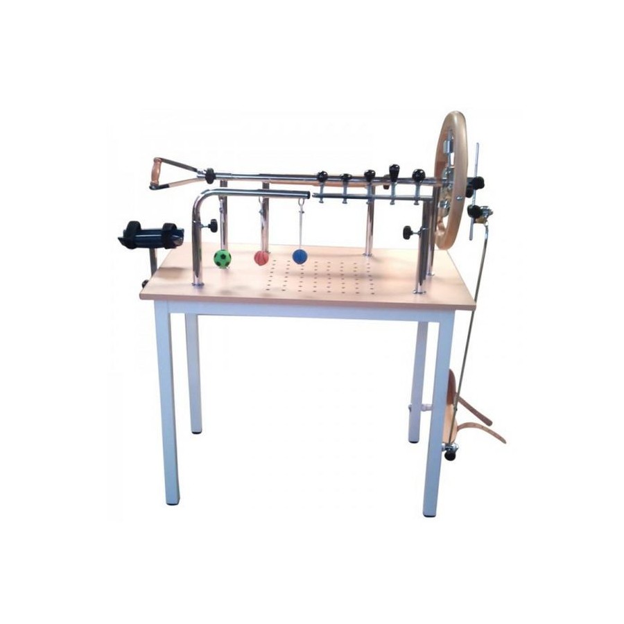 Mesa de manos con pedal rehabilitación cromada.