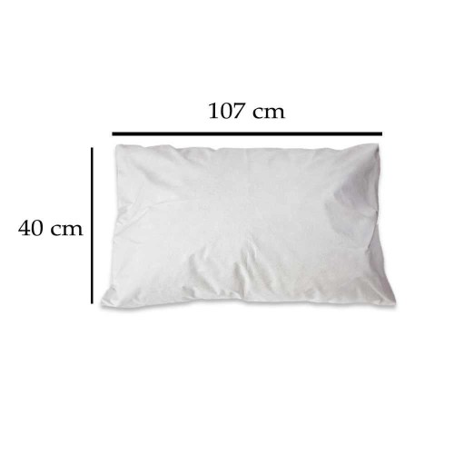 Cubrealmohadas pp 107*40 cm blanco 100uds.