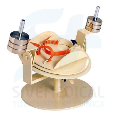 Muelle reader con asidero, para ejercicios de circunducción de muñeca.