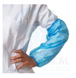 Cubremangas azul.  Embalaje: Paquete de 10 rollos de 10 uds.