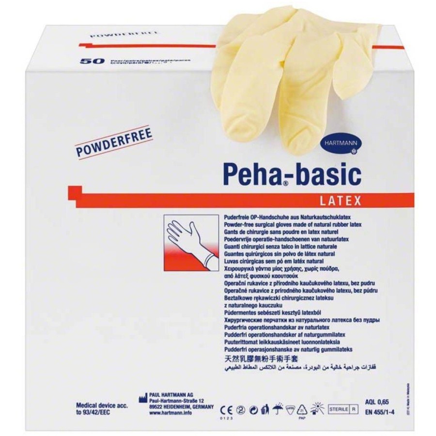 Guantes Quirúrgicos estériles Peha - Basic Látex S/POLVO
