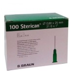 Aguja Hipodérmica STERICAN 21g x 1" 0,8 x 25 mm