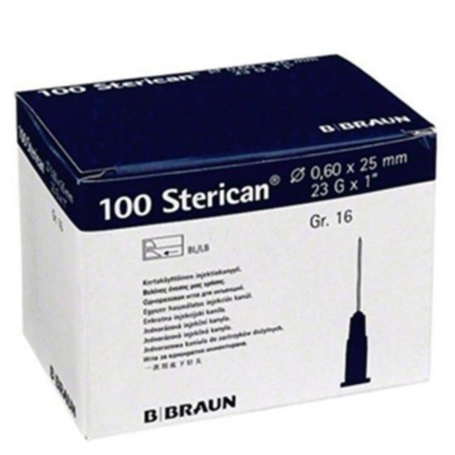 Aguja Hipodérmica STERICAN 23g x 1" 0,60 x 25 mm