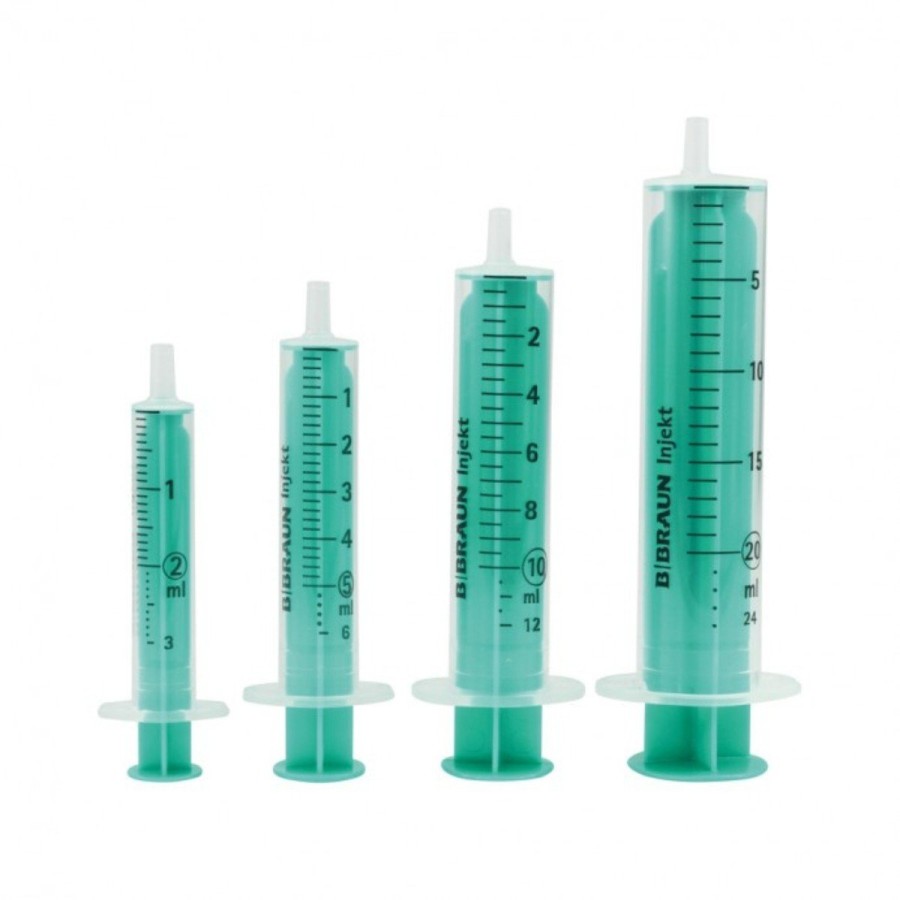 Jeringa INJECKT 2 cuerpos. 100 uds