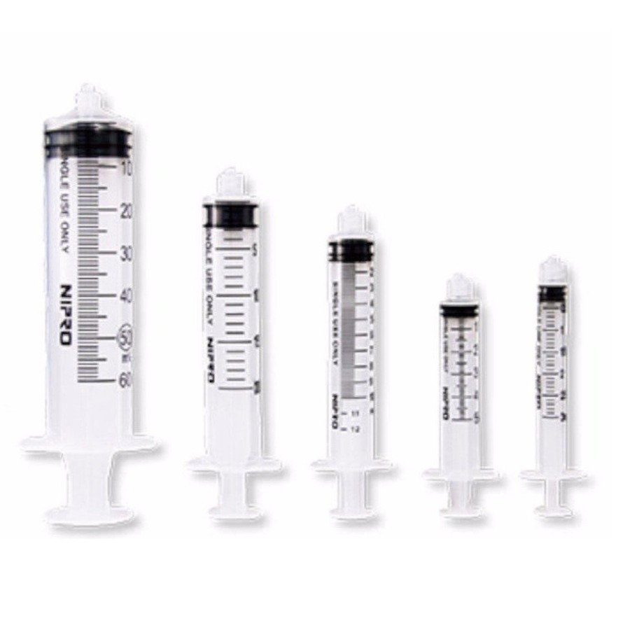 Jeringa NIPRO Luer-lock 3 cuerpos