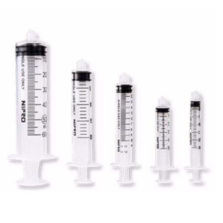 Jeringa NIPRO Luer-lock 3 cuerpos