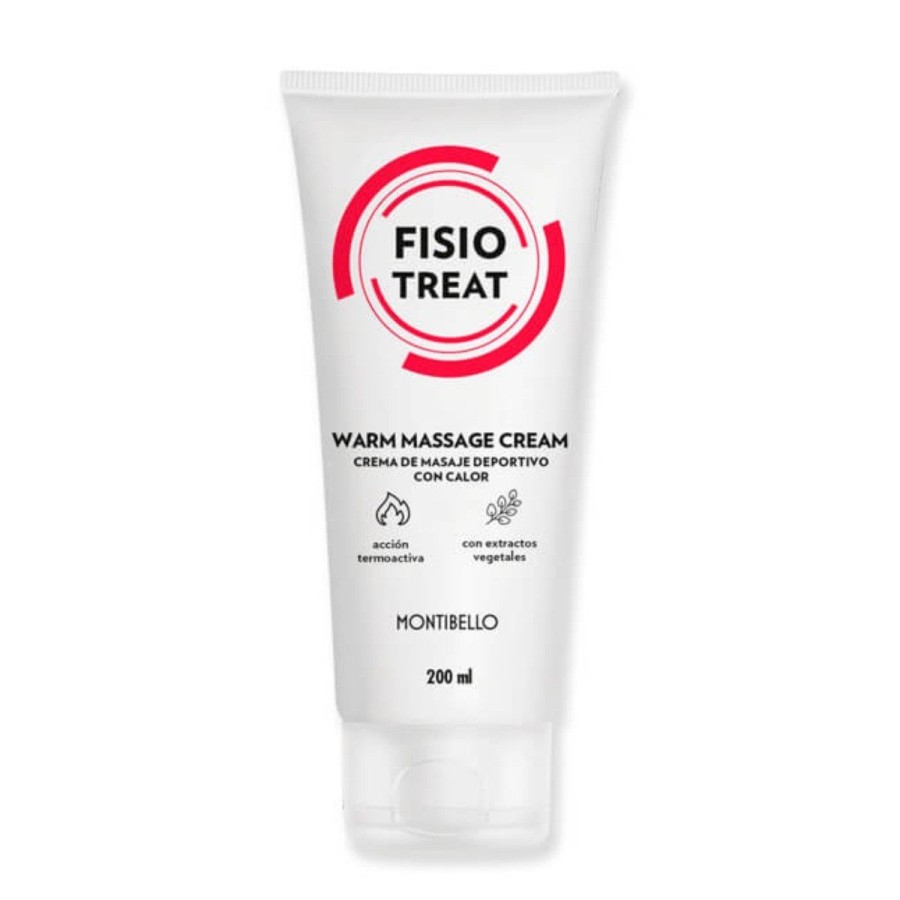 Crema masaje calor Fisiotreat 200ml Montibello. En stock. Entrega 24h.