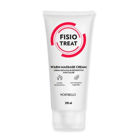 Crema masaje calor Fisiotreat 200ml Montibello. En stock. Entrega 24h.