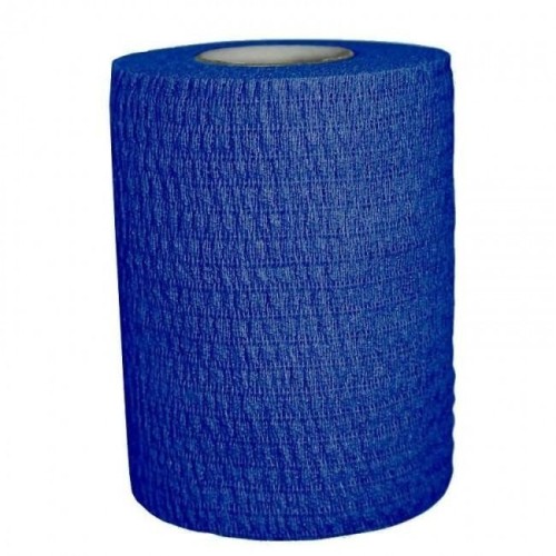 Venda Elástica Cohesiva Vendari Halft Full. Látex Free. Azul