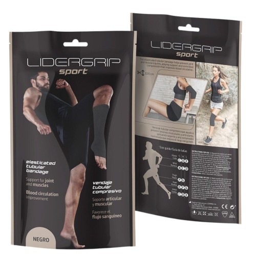 Vendaje tubular Lidergrip SPORT NEGRO