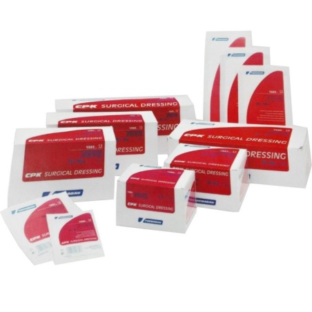 Apósito adhesivo con compresa central CPK.