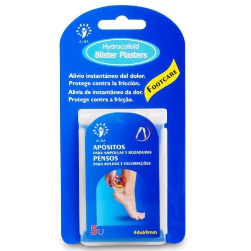 Apósitos para Ampollas y Rozaduras Alba 44 x 69 mm. 5uds.