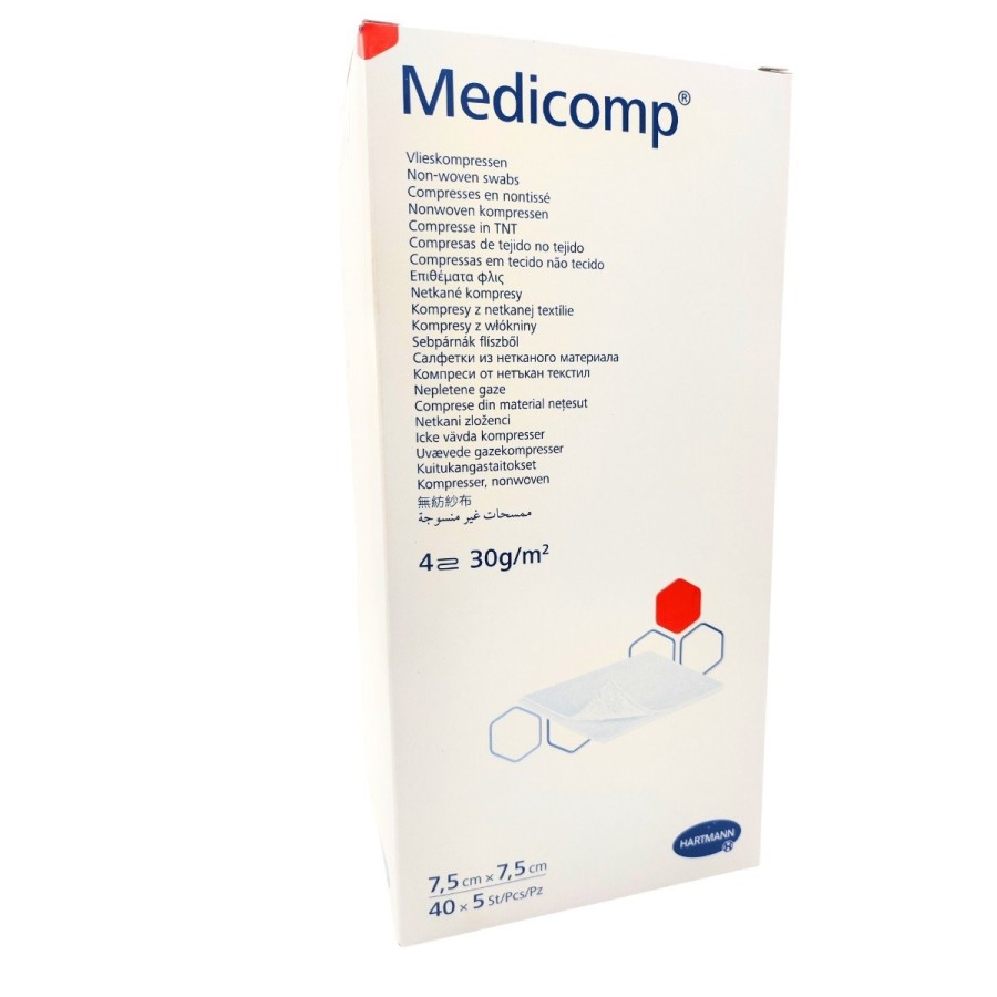 Gasas estériles TNT Medicomp 7.5