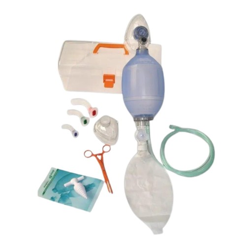 Equipo de reanimación adulto de silicona