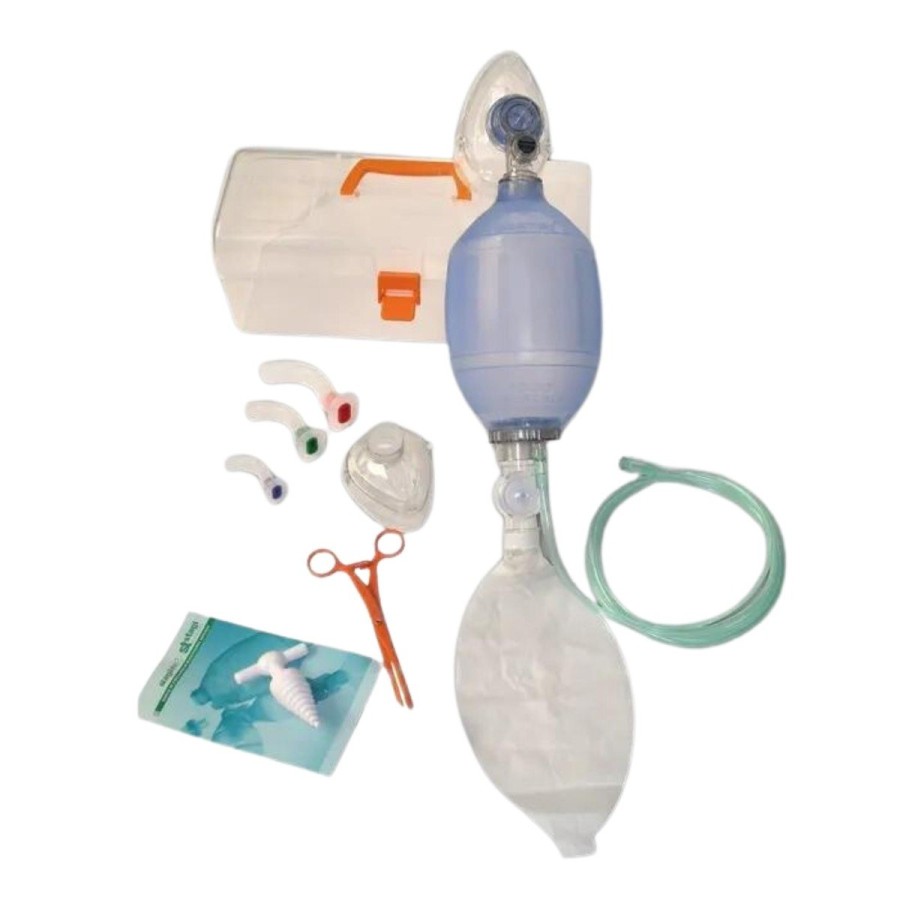 Equipo de reanimación adulto de silicona