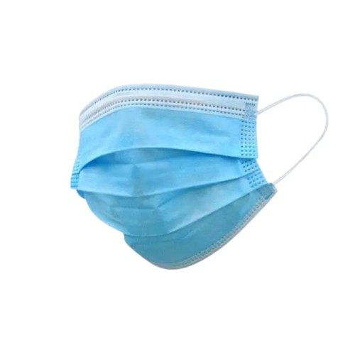 Mascarilla Quirúrgica tipo IIR Azul. Con  gomas