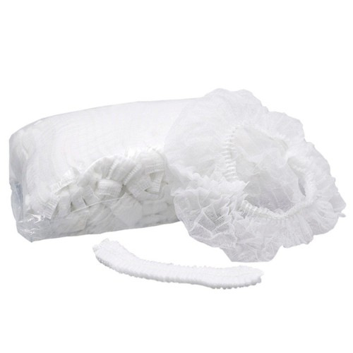 Gorro circular plegado blanco