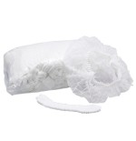 Gorro circular plegado blanco