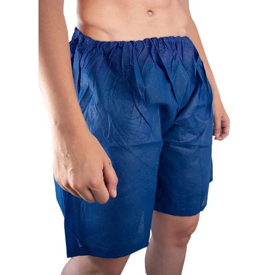 Bóxer azul desechable.