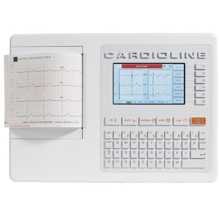 Electrocardiógrafo Cardioline ECG100+