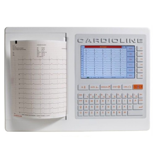 Electrocardiógrafo Cardioline ECG200+. 12 canales