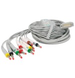 Cable Paciente IEC 10 latiguillos, terminal de 4mm