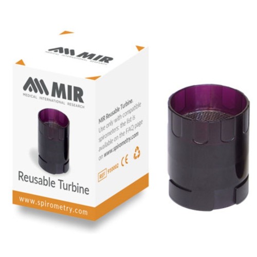 Turbina reusable con malla.