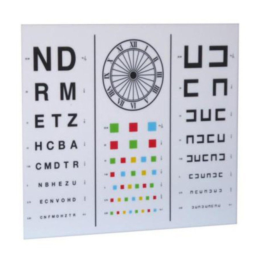 Lámina Optotipo Adulto Wecker