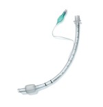 Tubo endotraqueal con balón.