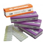 Agujas Mesorelle para Mesoterapia. 100 uds. Medidas disponibles.