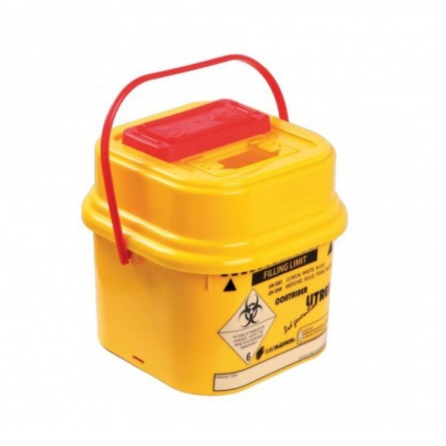 Contenedor de residuos punzantes 3L.