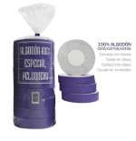 Algodón cortado en discos