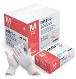 Guante nitrilo NITRIFLEX 3.5g blanco