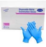 Guantes Nitrilo HARTMANN 4,5g. AZUL CLARO