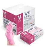 Guante Nitrilo NITRIFLEX ROSA