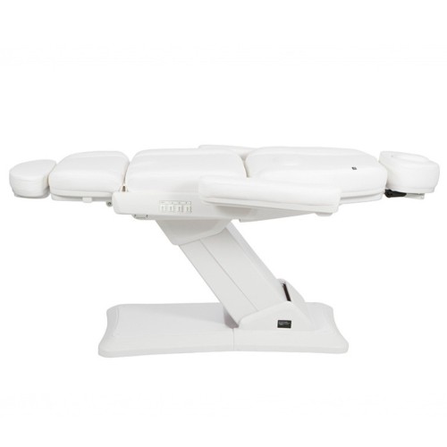 Camilla alta gama eléctrica 3 motores MAXI Blanco.