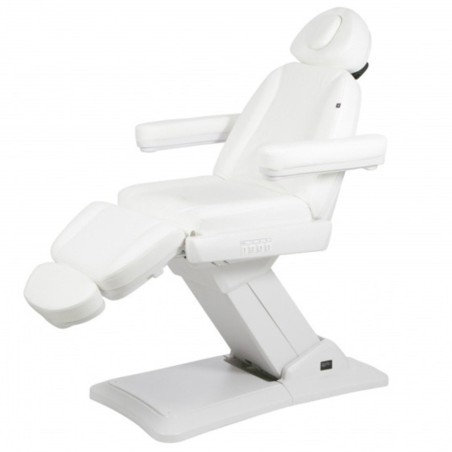 Camilla alta gama eléctrica 3 motores MAXI Blanco.