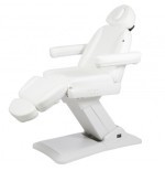 Camilla alta gama eléctrica 3 motores MAXI Blanco.