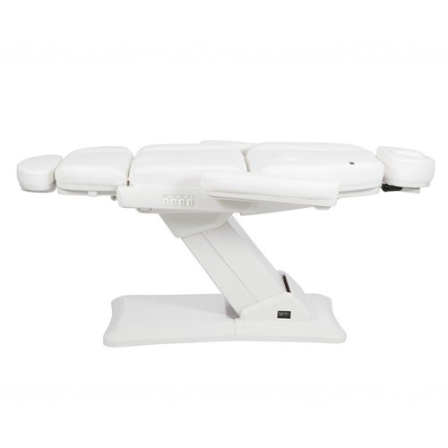 Camilla alta gama eléctrica 3 motores MAXI Blanco.