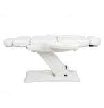 Camilla alta gama eléctrica 3 motores MAXI Blanco.